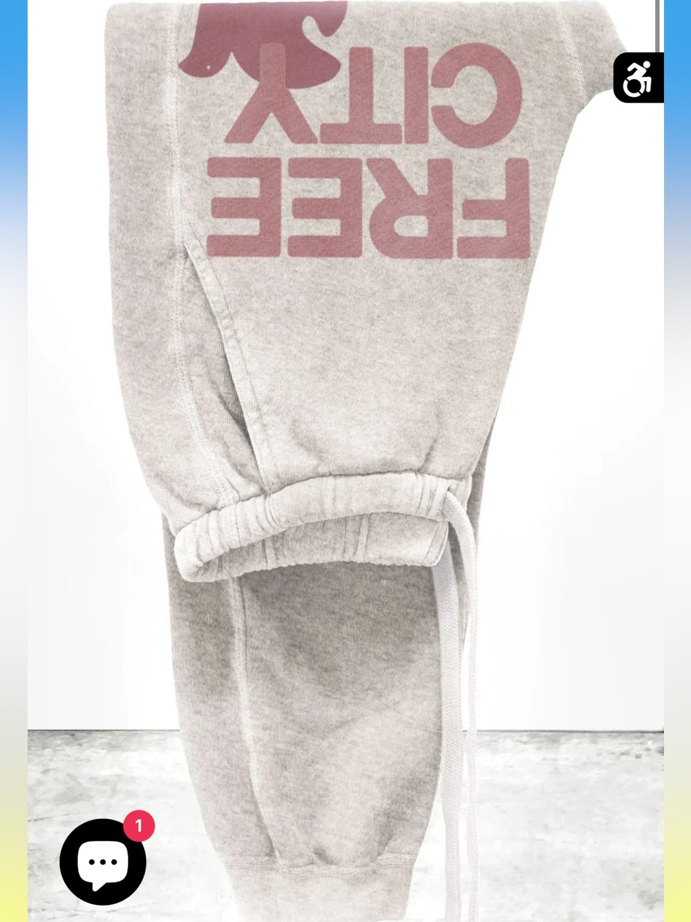 FREECITY SUNFADES POCKET SWEATPANT - HEATHERY YUMM OATS S